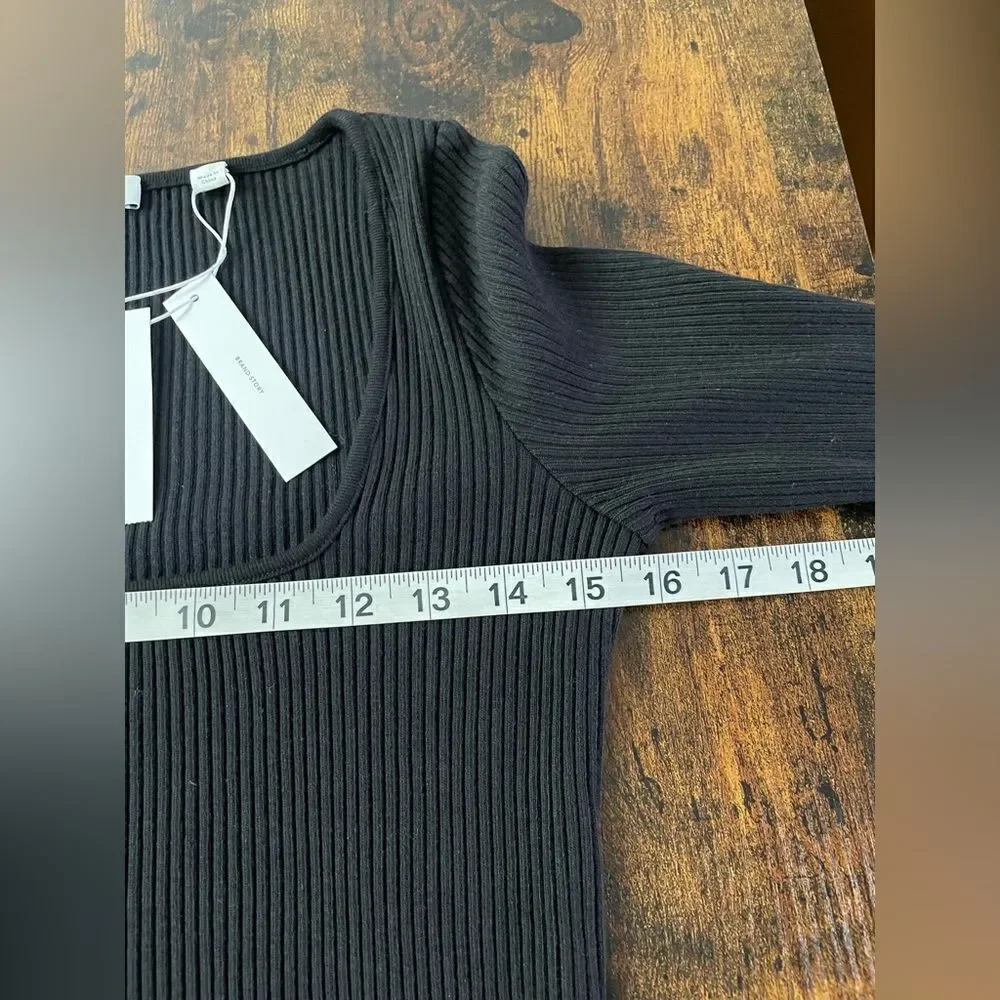 Vince Rib-Knit Mini Dress - Picture 7 of 12